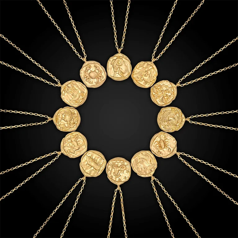 What are the corresponding lucky jewellery for the 12 zodiac signs?