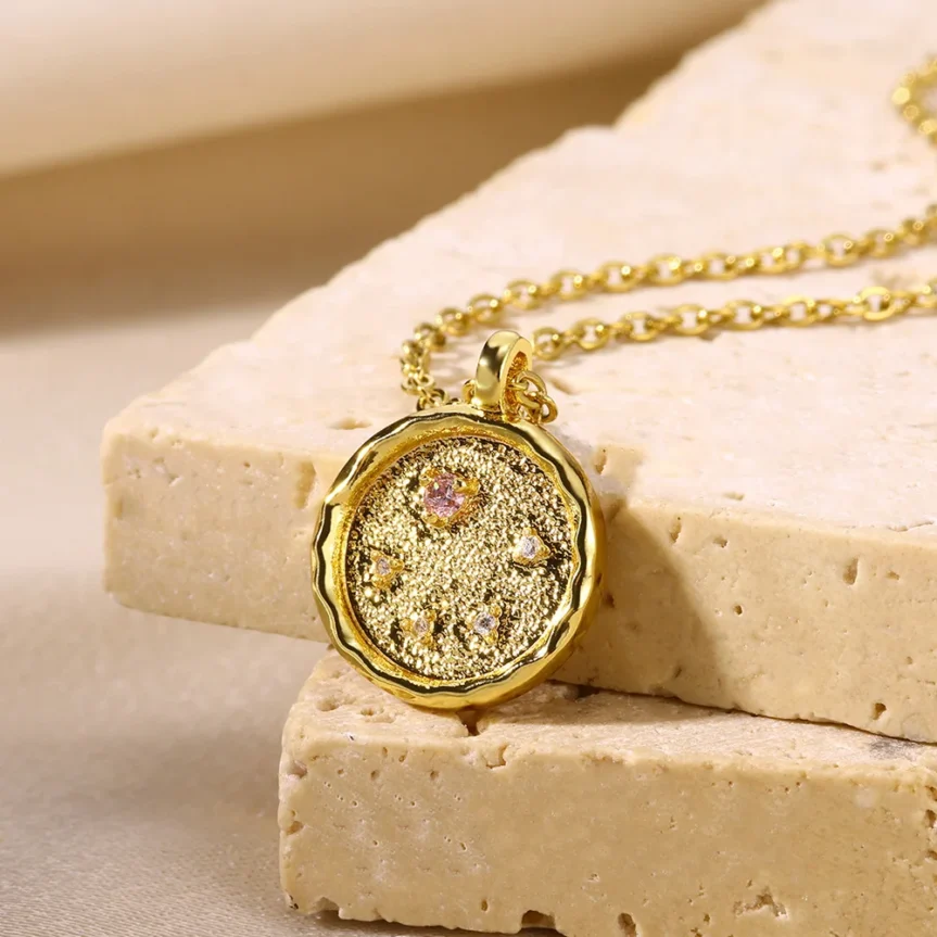 12 Zodiac Sign Pendant Necklaces for Women 12 Constellation Stainless Steel Chain Jewelry Aries Libra Leo Virgo Birthday Gift - Image 4